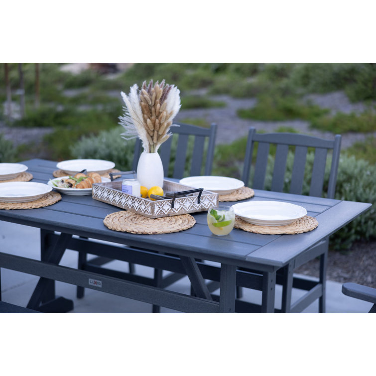 Hdpe dining set hot sale